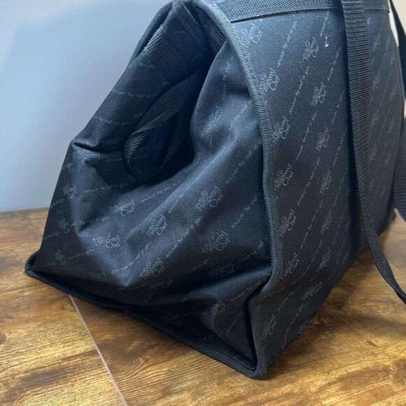 Pampered Chef Tote Traveler Black Consultant Bag Large Compartments Padded - Picture 6 of 14